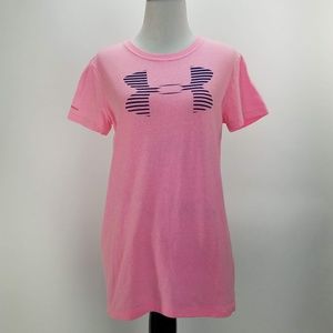 Under Armour SS Womens Heat Gear Workout T Shirt